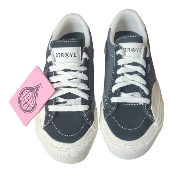 Straye Logan Vulcanized Acid Drop Blue Lace Up Sneakers Unisex M5 W6.5 NWT - Picture 1 of 8